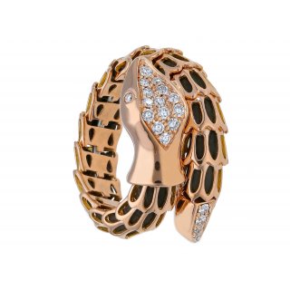 Songa Antonio - Anello Contrarié - Oro Rosa - Diamanti G Si