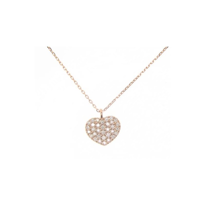 Songa Antonio - Girocollo Oro Rosa - Diamanti G/H Si Ct 0.230