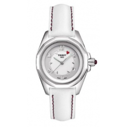 Tissot - Orologio Al Quarzo - Cassa Acciaio - Pelle Bianca