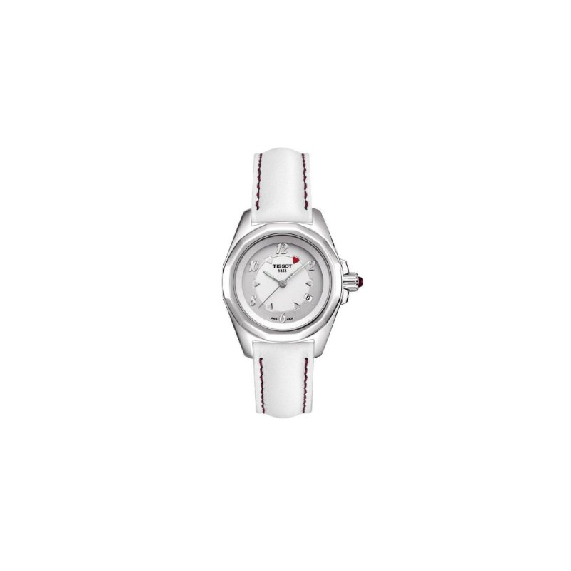 Tissot - Orologio Al Quarzo - Cassa Acciaio - Pelle Bianca