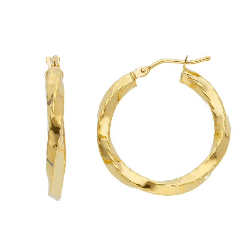 Songa Antonio - Orecchini Cerchio - Oro Giallo - 2.5 Mm