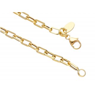 Songa Antonio - Bracciale Maglia Catena - Oro Giallo - 18Cm