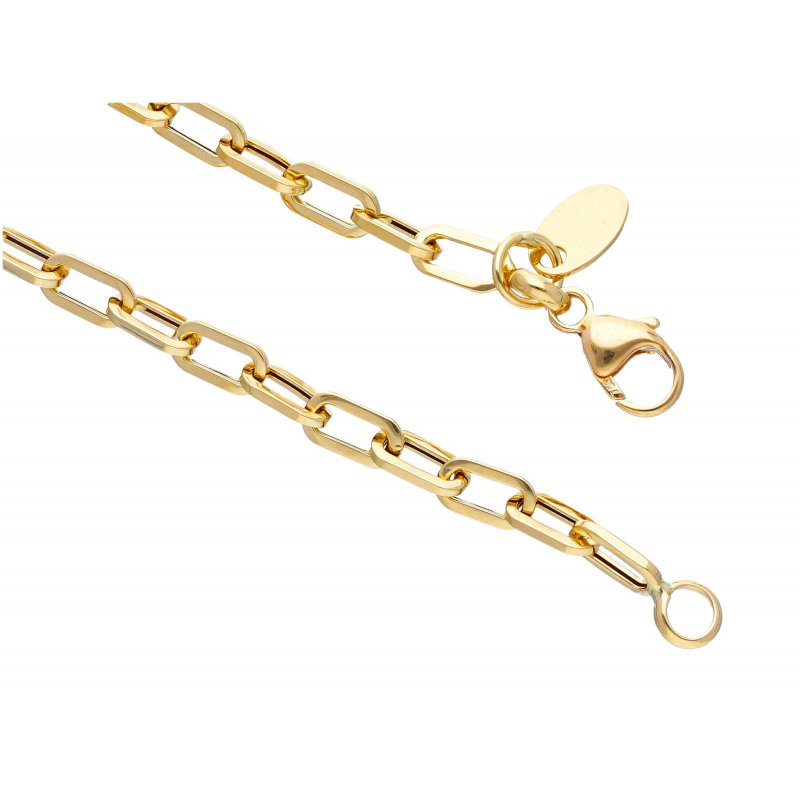 Songa Antonio - Bracciale Maglia Catena - Oro Giallo - 18Cm