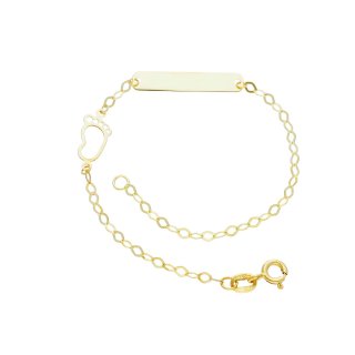 Songa Antonio - Bracciale Baby Targa - Oro Giallo