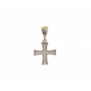 Songa Antonio - Croci - Oro Bianco - Zirconia Cubica