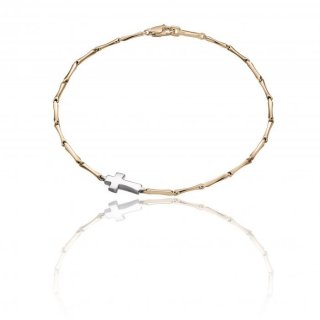 Chimento - Bracciale Bamboo - Oro Bicolore