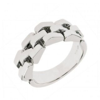 Chimento - Anello Double - Oro Bianco - Classic