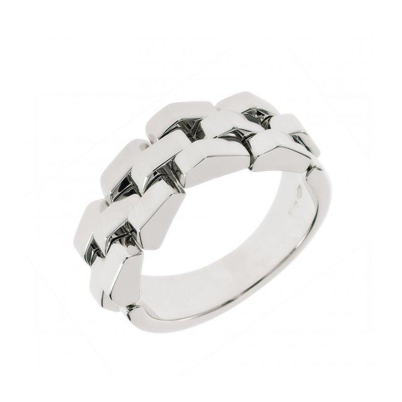 Chimento - Anello Double - Oro Bianco - Classic