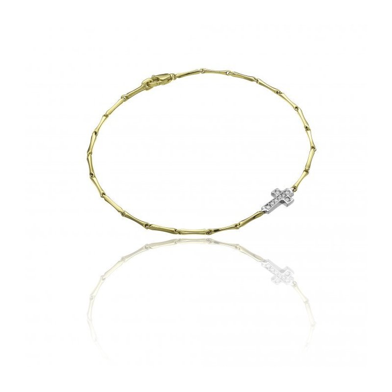 Chimento - Bracciale Bamboo - Oro Bicolore