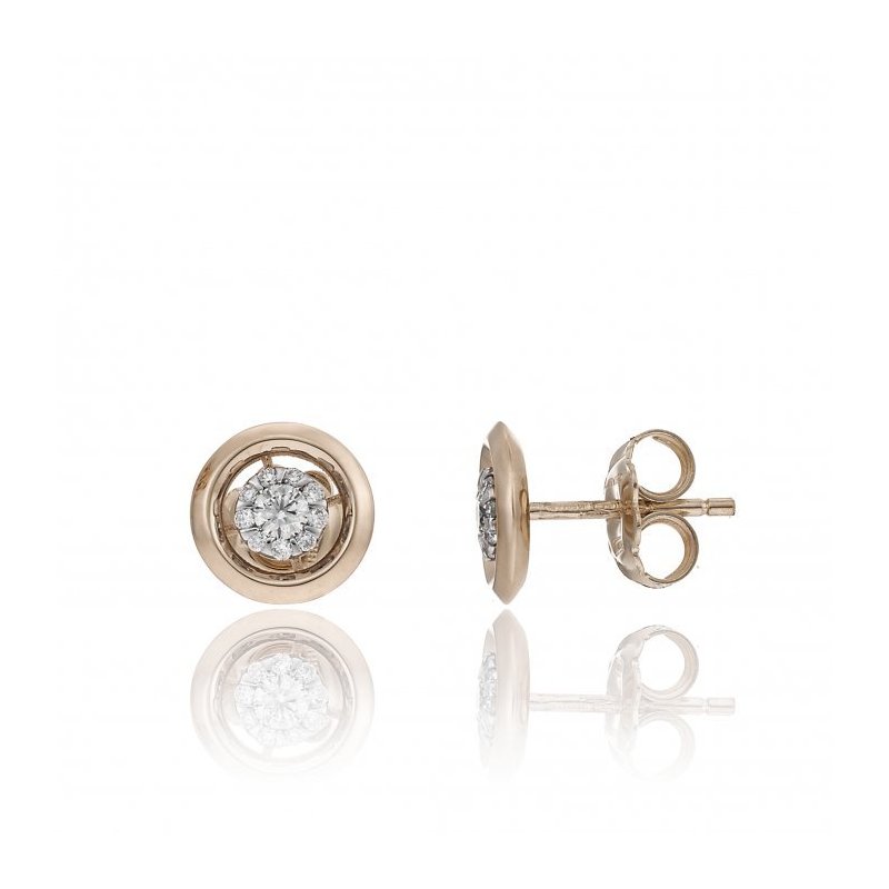 Chimento - Orecchino Link - Oro Rosa - Brillanti