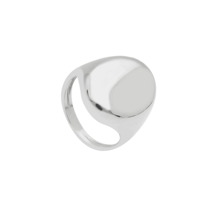 Songa Antonio - Anello Chevalier - Oro Bianco - 5.0 Gr