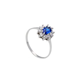 Anello Con Centrale E Contorno