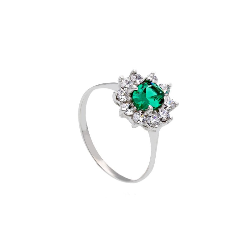 Anello Con Centrale E Contorno