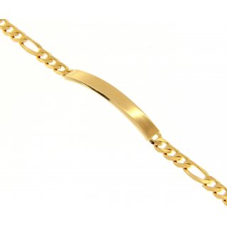 Songa Antonio - Bracciale Targa - Oro Giallo - 13.7 Gr