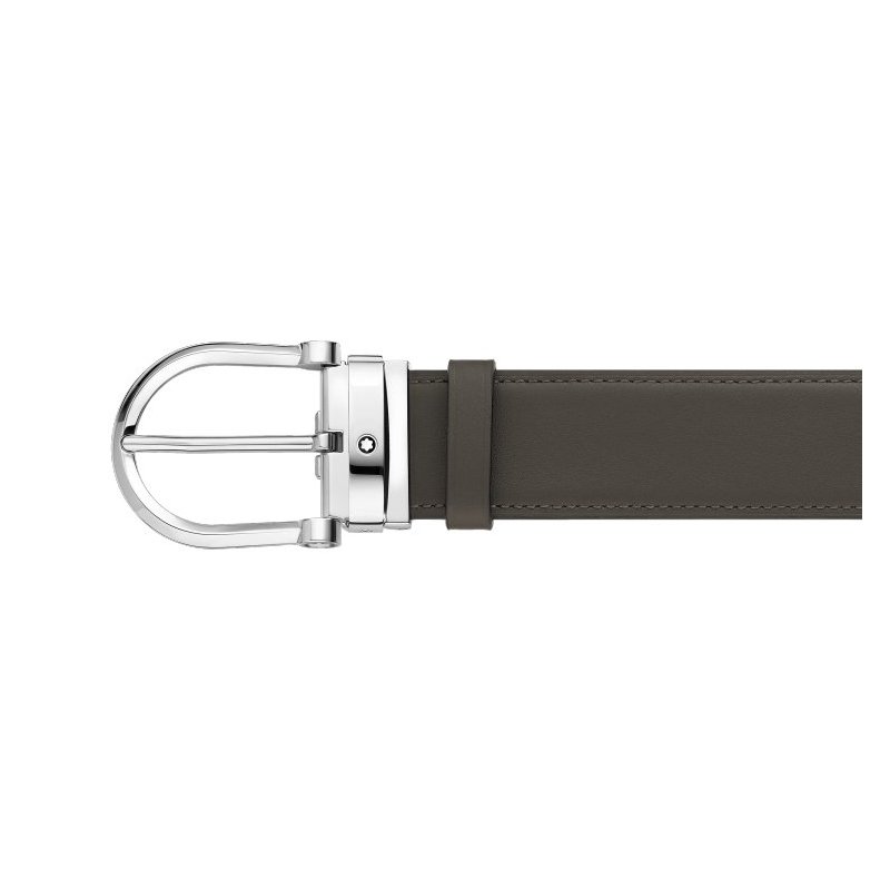 Montblanc - Cintura Reversibile - Pelle - Acciaio