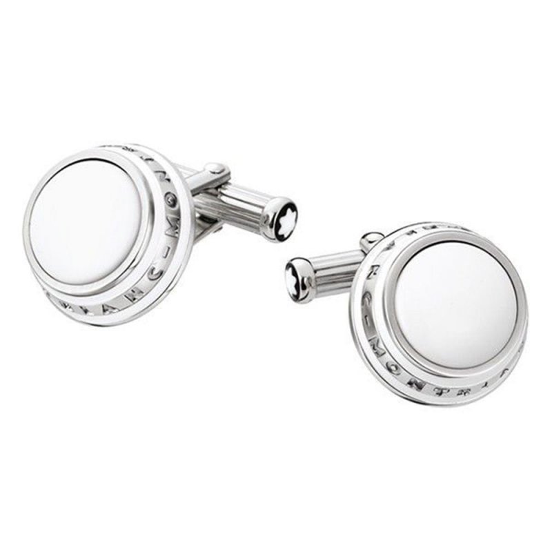Montblanc - Gemelli Uomo - Acciaio - Classico