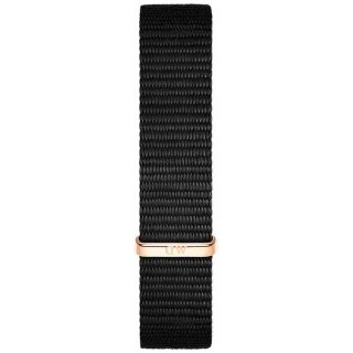 Daniel Wellington - Cinturino Cornwall - Nero - Tessuto
