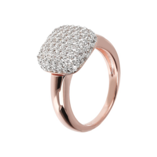 Bronzallure - Anello Con Pavè - Eleganza Brillante