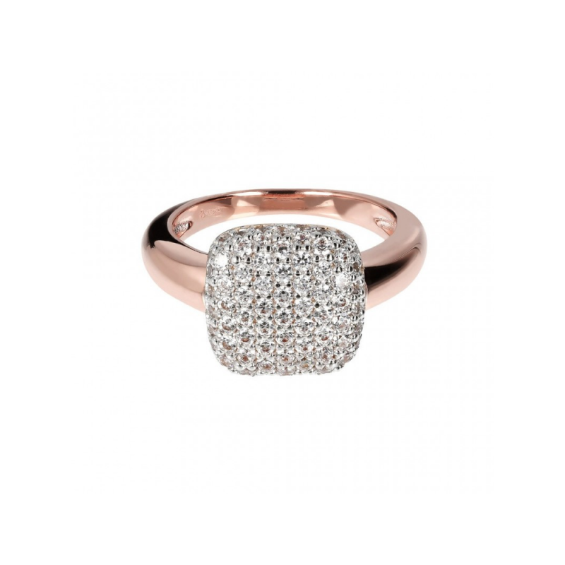 Bronzallure - Anello Con Pavè - Eleganza Brillante