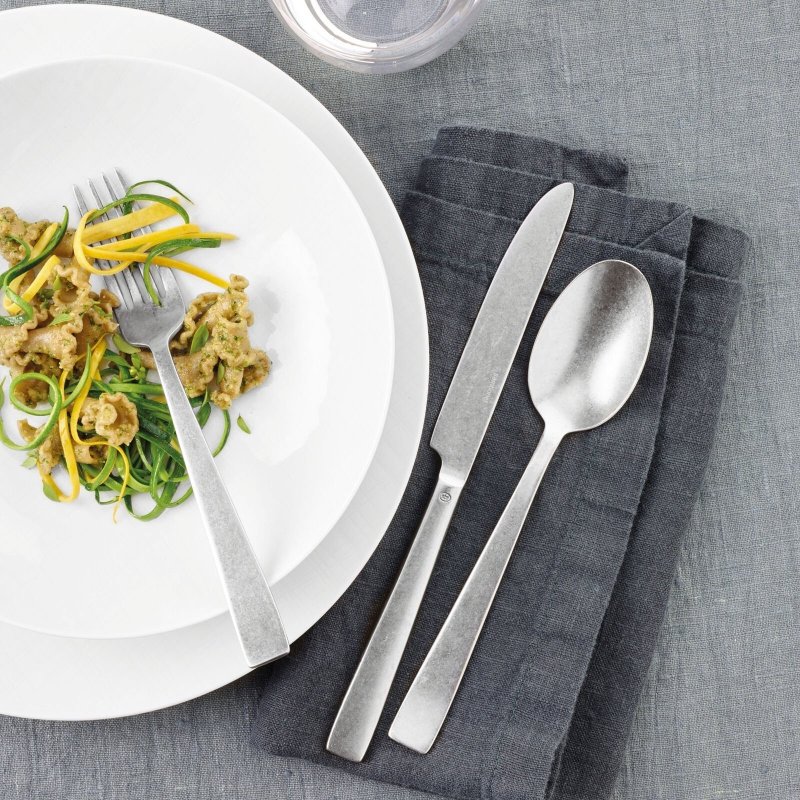 Sambonet - Forchetta Tavola - Collezione Flat - Stile Minimal