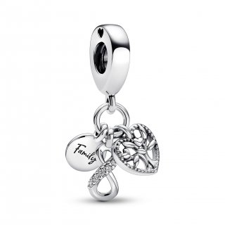 Charm Pendente Famiglia Per Sempre