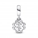 Charm Pendente Quadrifoglio dell'Amicizia