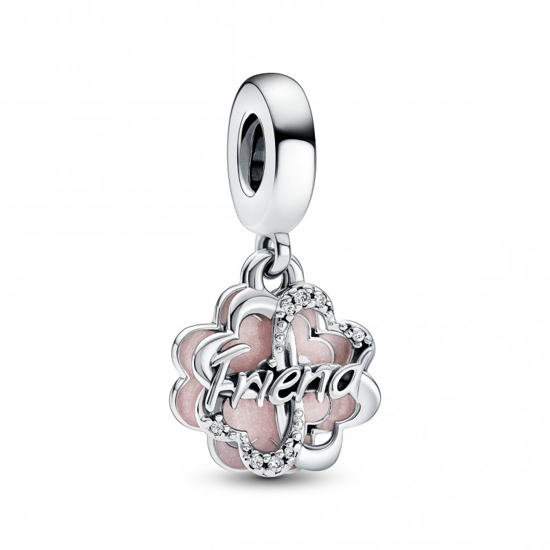 Charm Pendente Quadrifoglio dell'Amicizia