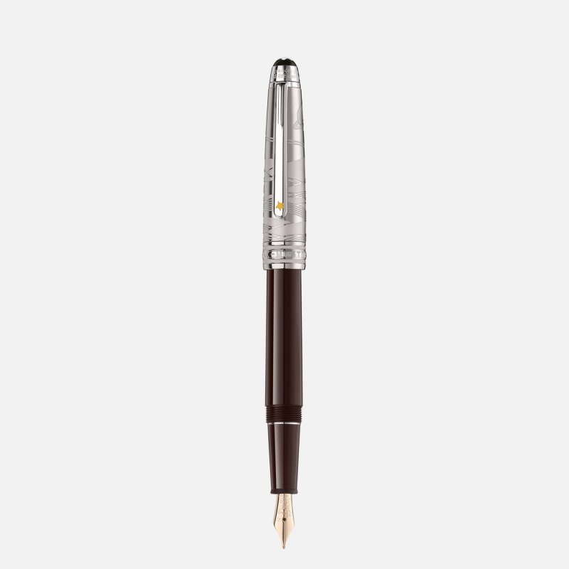 Montblanc - Stilografica Meisterstück - Marrone - Resina