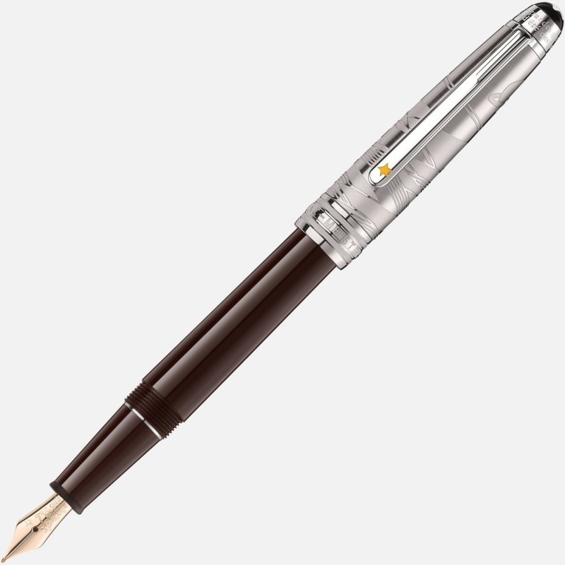 Montblanc - Stilografica Meisterstück - Marrone - Resina
