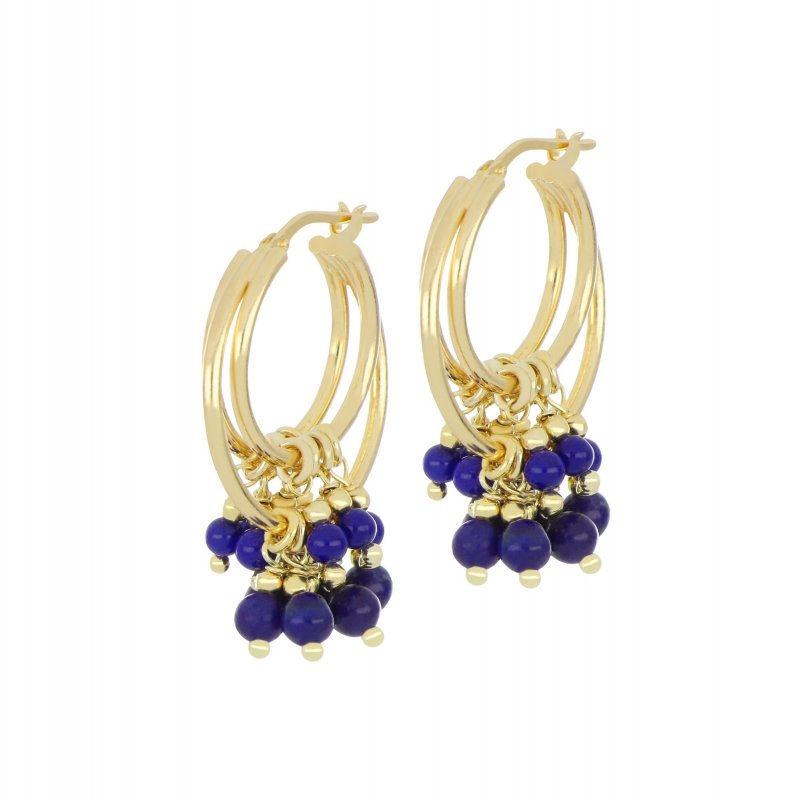 Nivy - Orecchini Daisy - Argento 925 - Blu