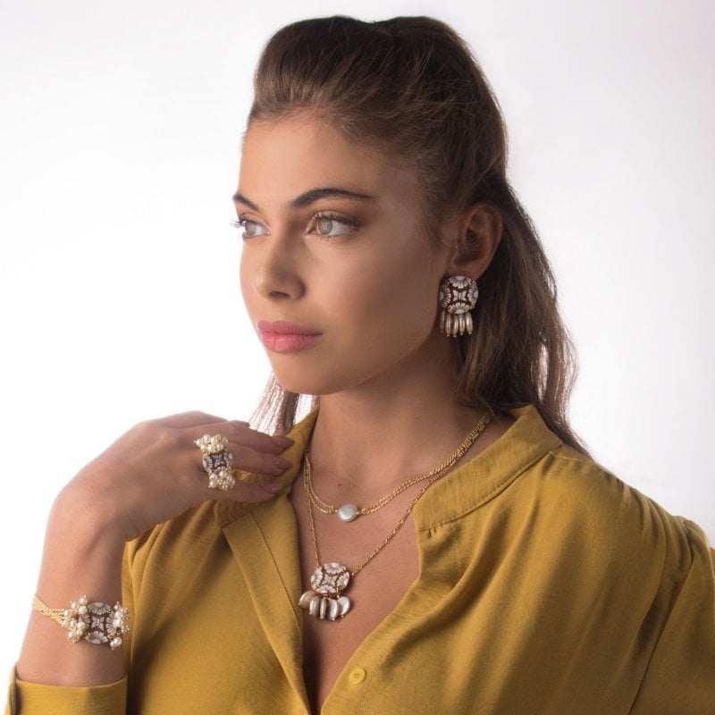 Nivy - Orecchini Malinda - Argento - Perle Barocche