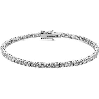 Bracciale Tennis Uomo Argento 925 Gioiello Comete Tennis