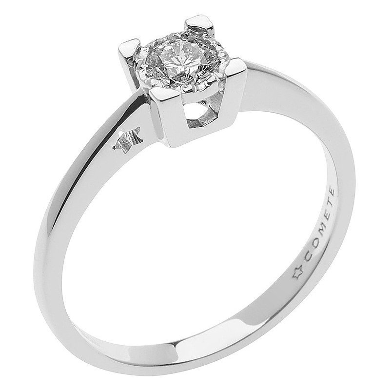 Anello Fidanzamento Solitario Comete Momenti