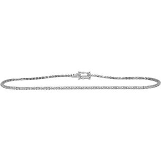 Bliss - Bracciale Tennis - Oro Bianco - Diamanti