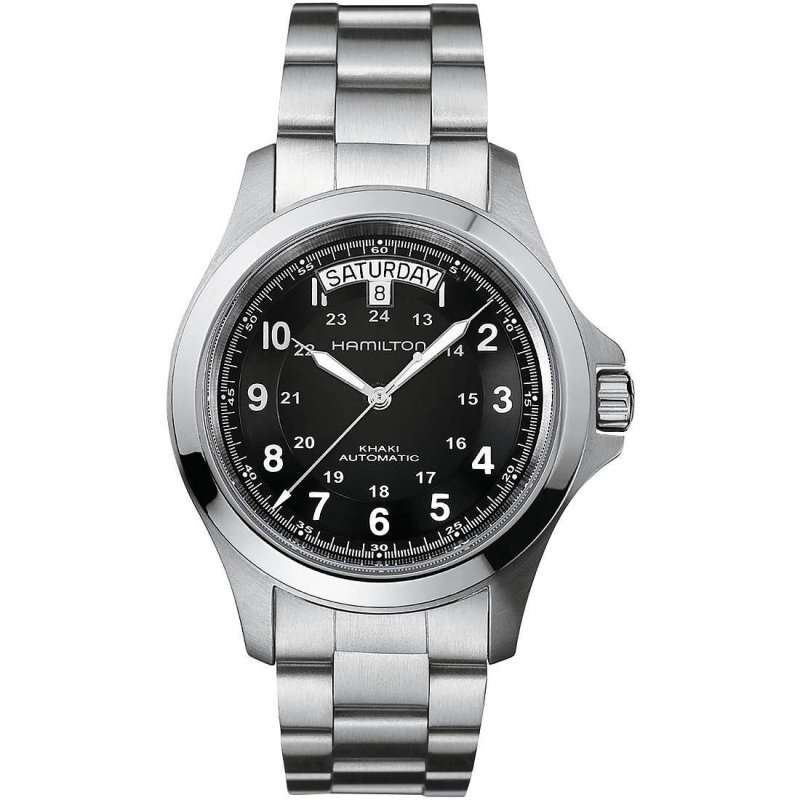 Hamilton - Khaki Field King Auto - Acciaio - Nero