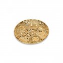 VASSOIO ø18CM. ORO MATT