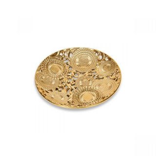 VASSOIO ø18CM. ORO MATT
