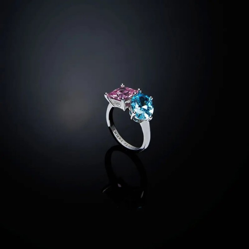 Anello Chiara Ferragni Brand Princess Rainbow - J19Avs07010