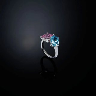 Anello Chiara Ferragni Brand Princess Rainbow - J19Avs07010