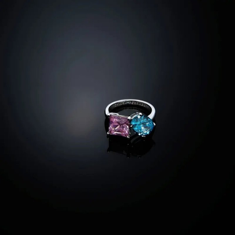 Anello Chiara Ferragni Brand Princess Rainbow - J19Avs07010