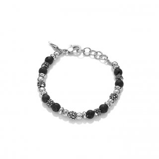 Giovanni Raspini - Bracciale Black Berries - Argento