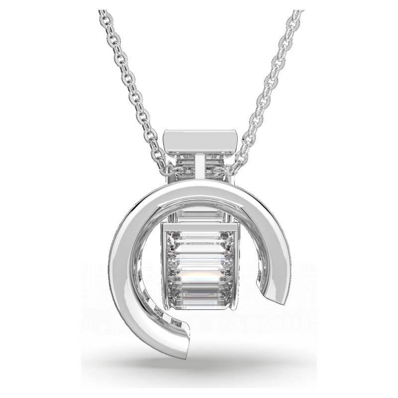 Swarovski - Pendente Matrix - Colore Bianco - Cristalli