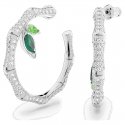 Swarovski - Orecchini Dellium - Cristalli - Verde