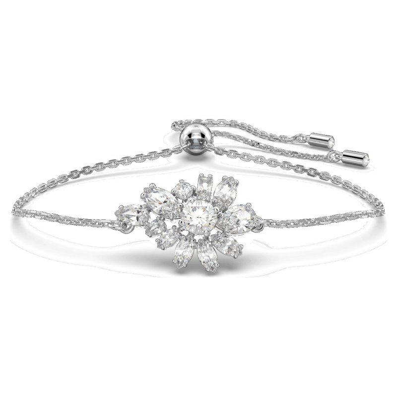 Swarovski - Braccialetto Gema - Cristalli - Bianco