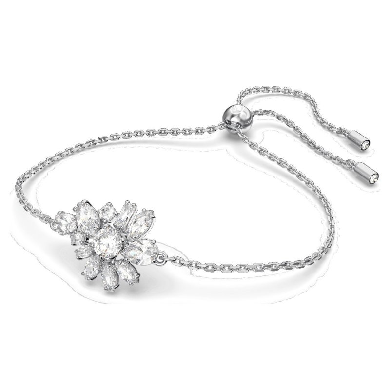 Swarovski - Braccialetto Gema - Cristalli - Bianco