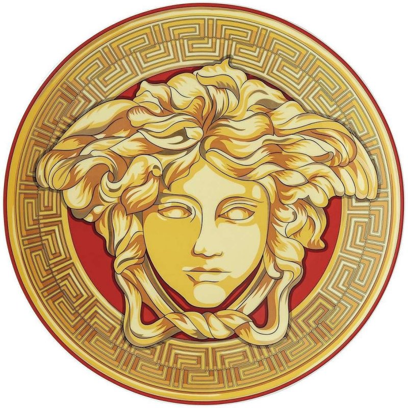 Piatto Porcellana Versace Medusa Amplified