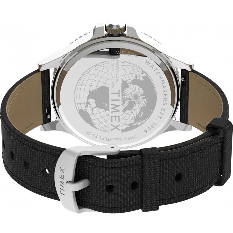 Timex - Harborside 42Mm - Quadrante Nero - Uomo