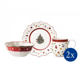Toy'S Delight Colazione Per 2, Bianco, Set 6 Pz. 36X25X14Cm