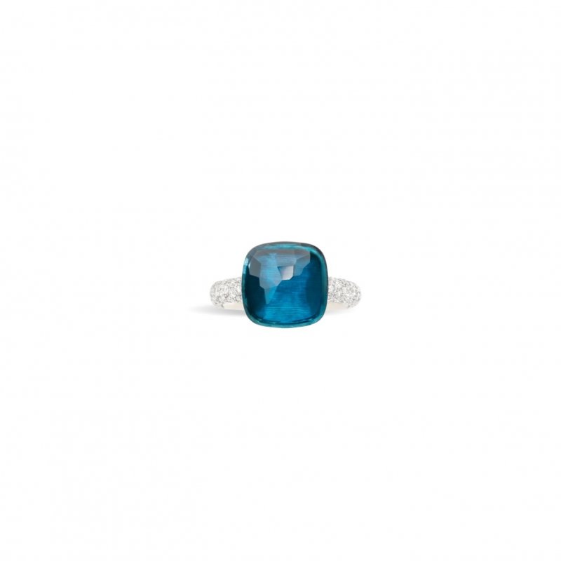 Pomellato - Anello Nudo Maxi - Oro Bianco E Rosa
