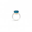 Pomellato - Anello Nudo Maxi - Oro Bianco E Rosa